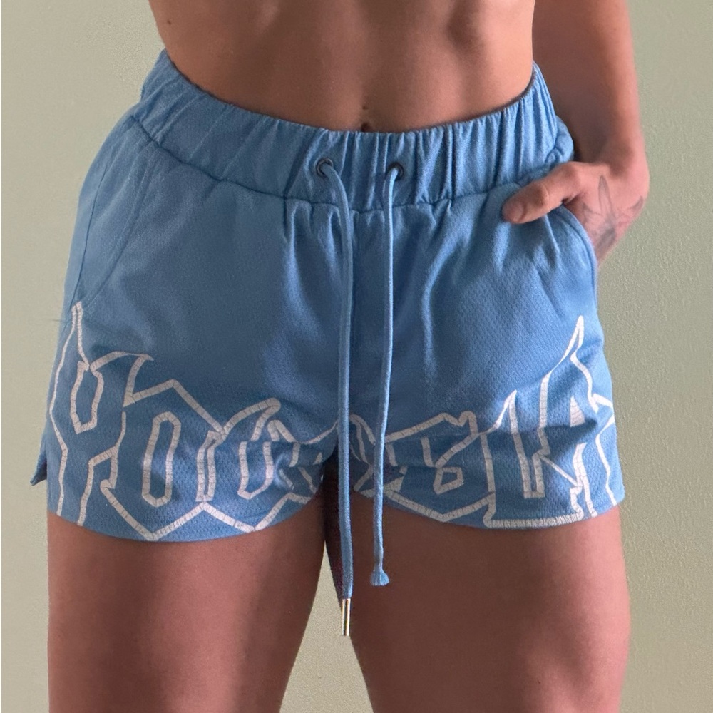 YoungLA Sky Blue Women's Athletic Shorts